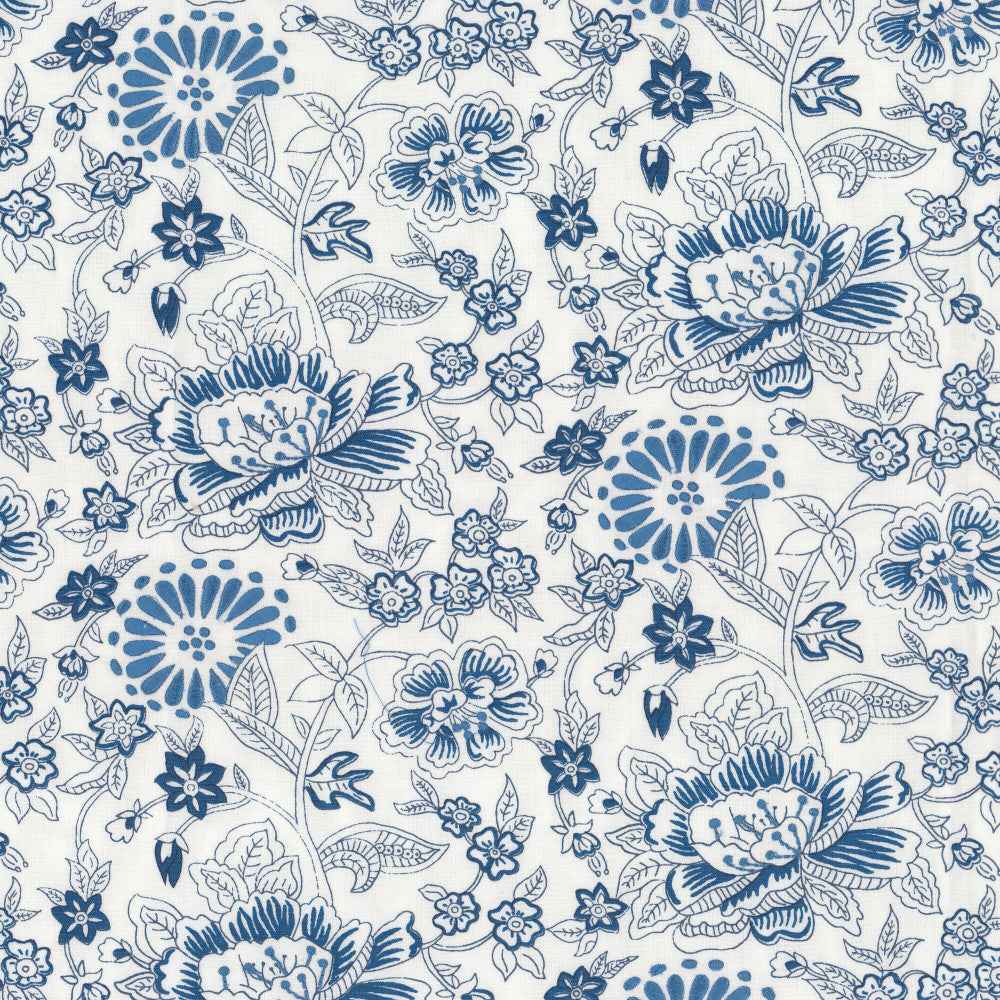 Suki 1 Bluebird by Aoc Fabric Aoc Fabric Suki 1 BluebirdFabric THE ART OF COLOR WELL KEPT SECRET 54%LIN 46%COT %VEMB INDIA </p><p>Repeat: H: 17.250, V: 10.000 52 in - Fabric Carolina -