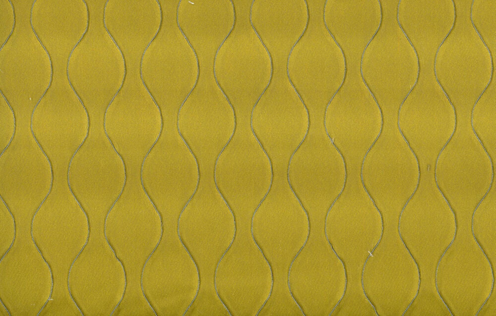 Sultry Mustard by Norbar Designer Fabric PARAMOUNT 76% POLYESTER 24% VISCOSE CHINA 2 1/4"V 1 3/4"H 55 - Swanky Fabrics -