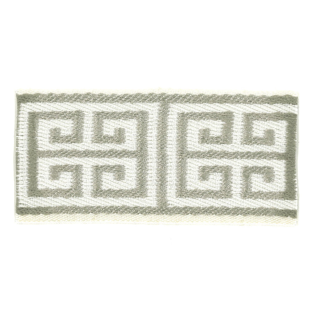 Sumatra 1 Pewter by Stout Designer Trim INSIGHTS TRIM 54%POL 46%SVI CHINA Horizontal: 2 and Vertical: 0 2 in - Swanky Fabrics -