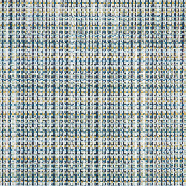 16009-0002 Principle Lagoon by Sunbrella Designer Fabric Sunbrella 98% Sunbrella Solution Dyed Acrylic, 2% Sunbrella Solution Dyed Polyester 25,000 Double Rubs (Wyzenbeek) </p><p>Repeat: Horizontal: 3.2 in. (8.13 cm) across the roll and Vertical: 3.2 in. (8.13 cm) up the roll 54 in. (137 cm) - Swanky Fabrics -