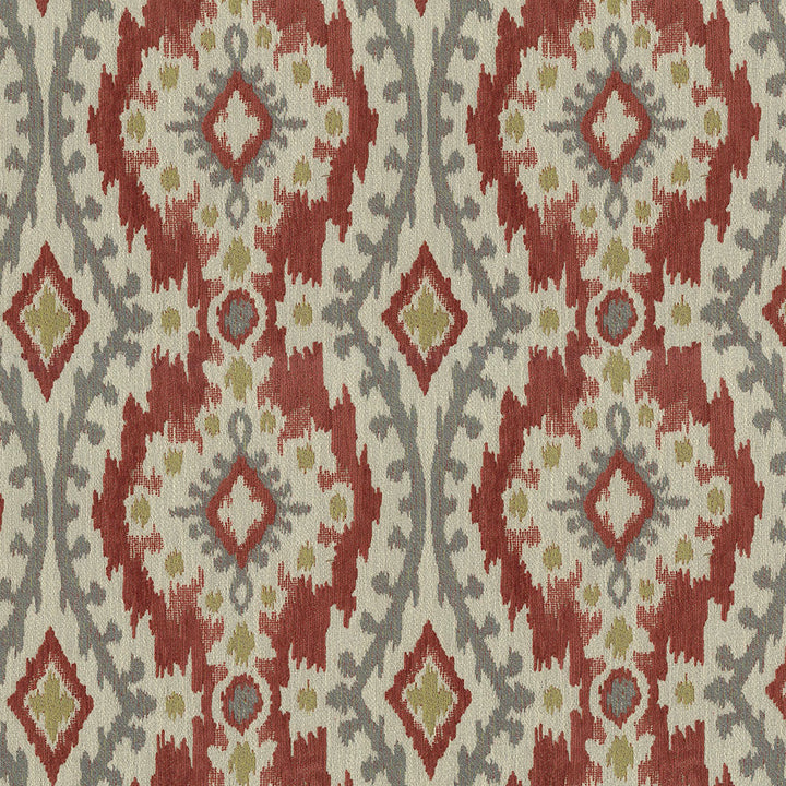 Whistler 14 Blaze by ABBEYSHEA Designer Fabric 100% Polyester China 30,000 Double Rubs (Wyzenbeek) </p><p>Repeat: Horizontal: 9" (22.86 cm) Up the Roll and Vertical: 9" (22.86 cm) Across the Roll 56" (142 cm) - Swanky Fabrics -