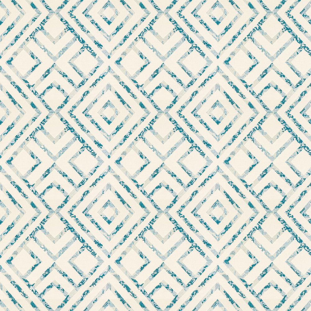 Supreme 1 Lake by Stout Designer Fabric COMFORTABLE LIVING SPRAY/OCEAN 100%COT %VEMB INDIA Horizontal: 16.5 and Vertical: 15.125 50 in - Swanky Fabrics -