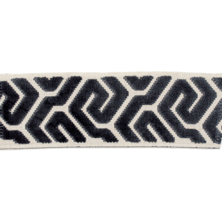 Sutton Tape Fossil by Magnolia Designer Trim - 58% Rayon, 31% Poly, 11% Linen China Horizontal: and Vertical: 3.5 - Swanky Fabrics -