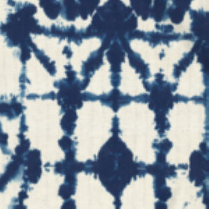 Suzy Indigo by Norbar Designer Fabric 55% LINEN / 45% COTTON CHINA 27"V 27"H 56" - Swanky Fabrics -