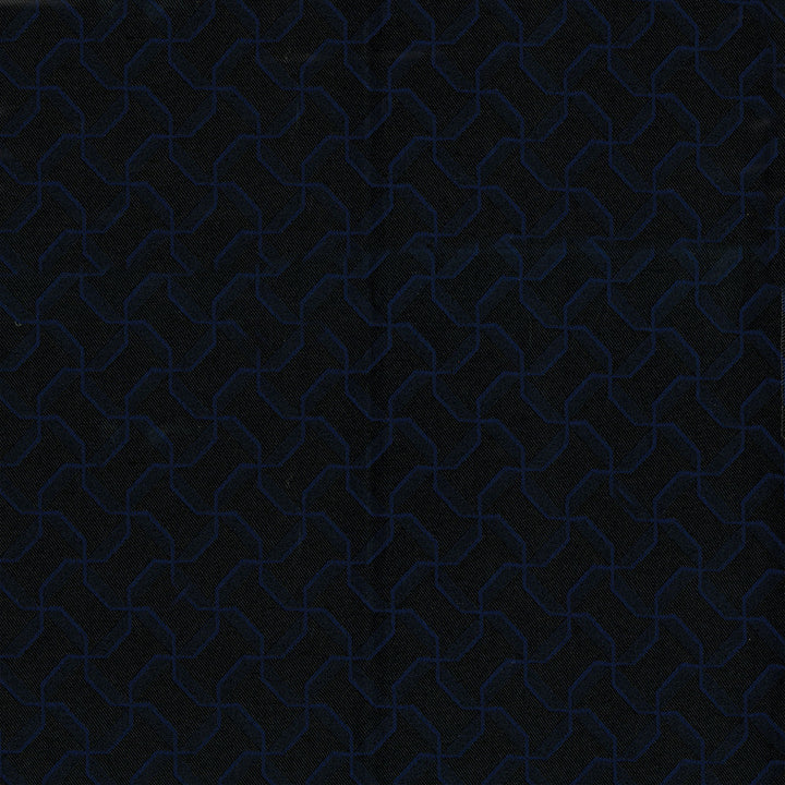 Sync 3009 Midnight Blue by Crypton Designer Fabric 100% Polyester US 75,000 Double Rubs (Wyzenbeek) </p><p>Repeat: Horizontal: 2.0" (5.1 cm) Up the Roll and Vertical: 1.8" (4.7 cm) Across the Roll 55" (140 cm) - Swanky Fabrics -