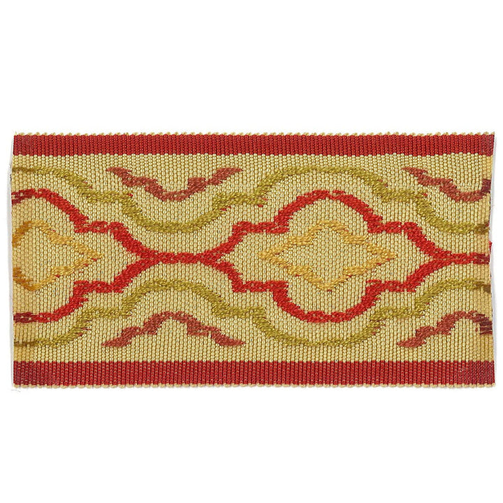 Synergy 4 Berry by Stout Designer Trim Accents Tapes & Borders 83% Spun Viscose 17% Polyester CHINA Horizontal: 2.5 and Vertical: 0 2 in - Swanky Fabrics -