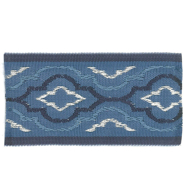 Synergy 5 Chambray by Stout Designer Trim Accents Tapes & Borders 83% Spun Viscose 17% Polyester CHINA Horizontal: 2.5 and Vertical: 0 2 in - Swanky Fabrics -