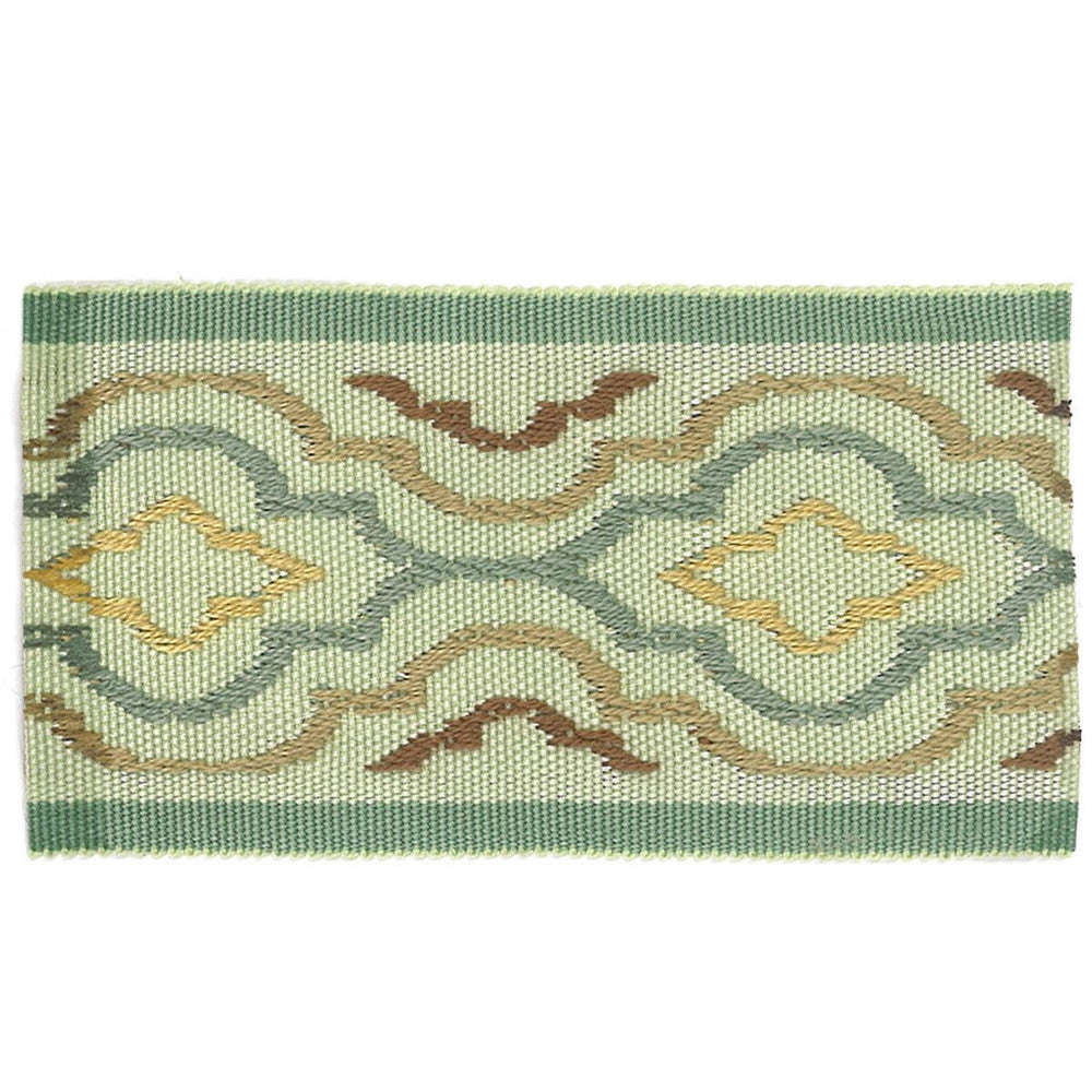 Synergy 6 Mermaid by Stout Designer Trim Accents Tapes & Borders 83% Spun Viscose 17% Polyester CHINA Horizontal: 2.5 and Vertical: 0 2 in - Swanky Fabrics -