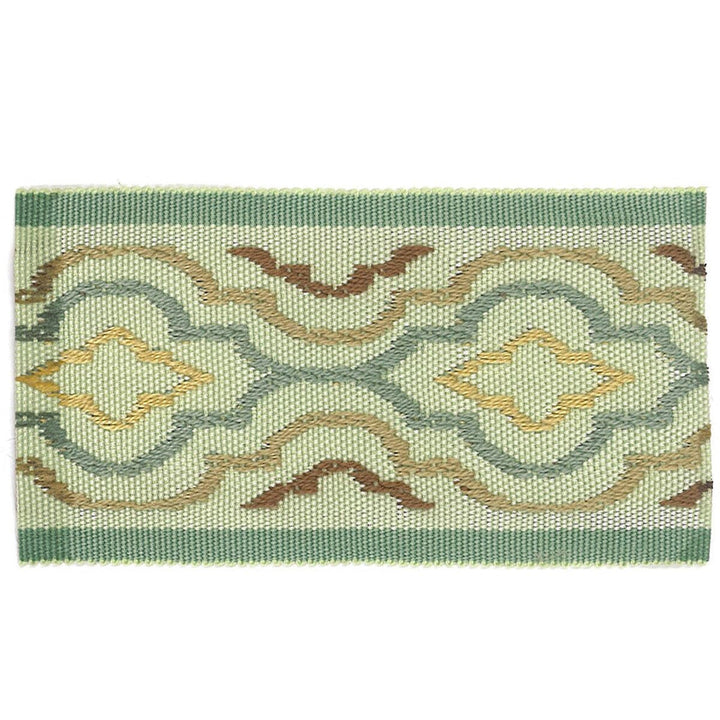Synergy 6 Mermaid by Stout Designer Trim Accents Tapes & Borders 83% Spun Viscose 17% Polyester CHINA Horizontal: 2.5 and Vertical: 0 2 in - Swanky Fabrics -