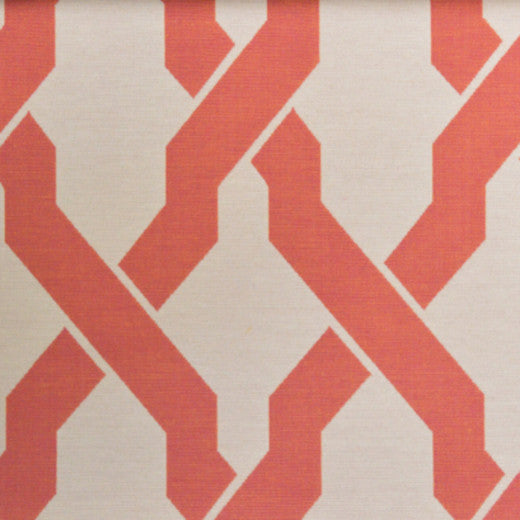 Samoa Col. Coral by Europatex Designer Fabric Pacific 75% Cotton / 25% Polyester China See Sample Horizontal: N/A and Vertical: N/A 57.00 inches  - Swanky Fabrics -