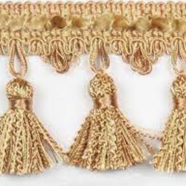 Senlis Gold by Europatex Designer Fabric Les Marches 50% Polyester, 50% Rayon - Swanky Fabrics -