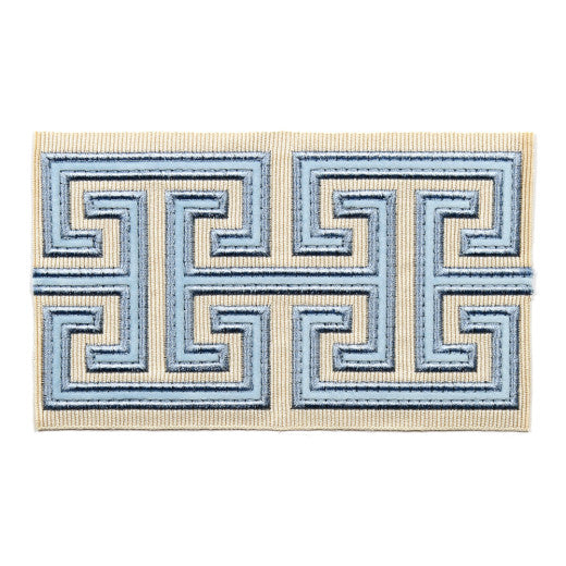 Seville - Sky by Europatex Designer Fabric Granada & Seville 53.5% Rayon / 46% Fibranne / 0.5% Polyester China See Sample Horizontal: N/A and Vertical: N/A 3.90 inches  - Swanky Fabrics -