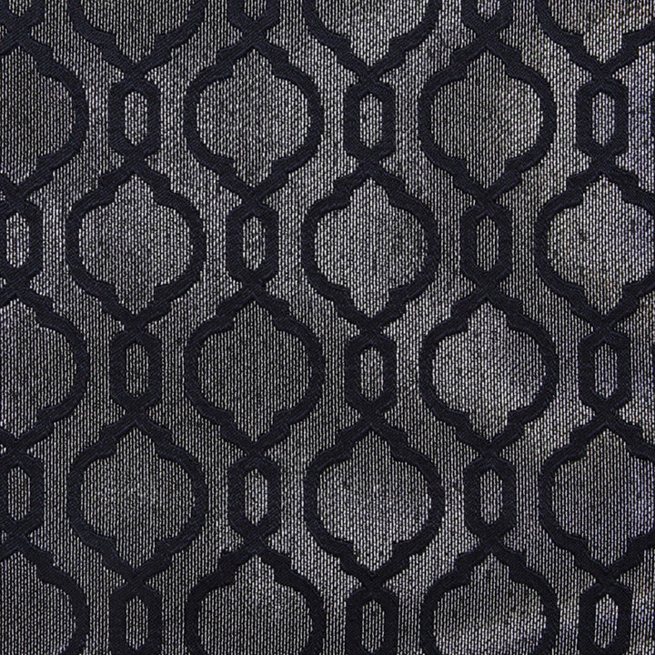 Spectacular A Midnight by Europatex Designer Fabric Spectacular 100% Polyester 3.75" H, 3.75" V 110.00 inches - Swanky Fabrics -