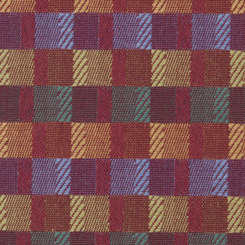 Square Dance Candy Apple by Crypton Designer Fabric See sample 51% Polyester49% Rayon  50000 Horizontal: 4.5" and Vertical: 1.75" 54"  - Swanky Fabrics -