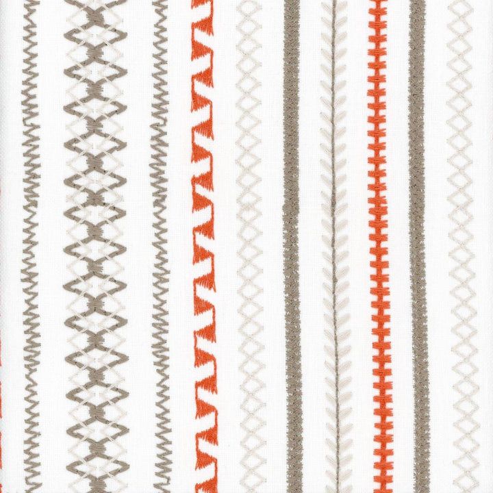 Stella Stripe Marmalade by Heritage Designer Fabric - USA or Imported Horizontal: and Vertical: - Swanky Fabrics -
