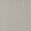 Thibaut Wallpaper DOWNING GATE - Metallic Silver on Grey