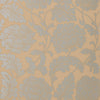 Thibaut Wallpaper HATHAWAY - Silver on Taupe