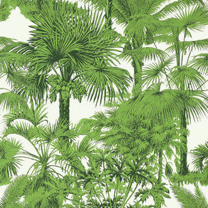 Thibaut Wallpaper Palm Botanical Emerald Green T10103
