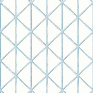 Thibaut Wallpaper Box Kite Spa Blue T10133