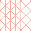 Thibaut Wallpaper Box Kite Coral T10137