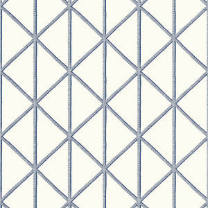 Thibaut Wallpaper Box Kite Navy T10139