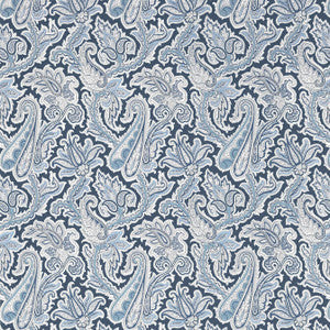 Thibaut Wallpaper Winchester Paisley Navy T1018