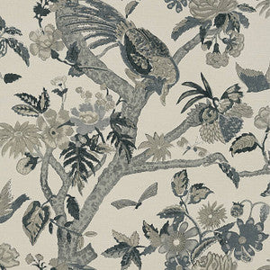 Thibaut Wallpaper Coromandel Grey T10227