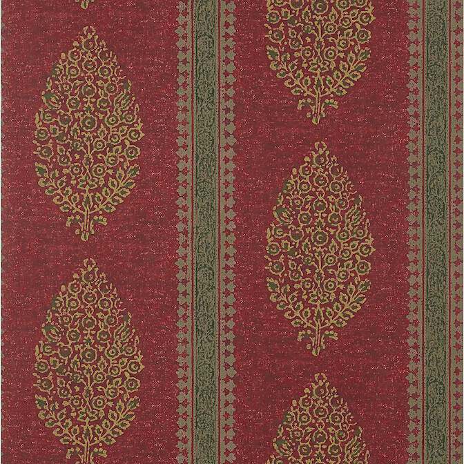 Chappana Red T10237 by Thibaut Wallpaper Thibaut Wallpaper Chappana Red T10237Wallpaper Colony Wallpaper UNITED STATES </p><p>Repeat: V: 13.5 27 - Fabric Carolina -