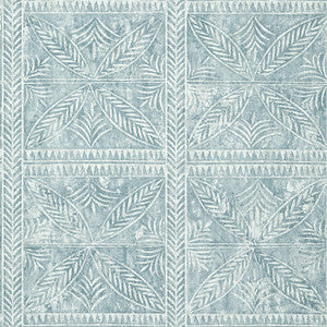 Thibaut Wallpaper Timbuktu Slate Blue T10254