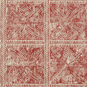 Thibaut Wallpaper Timbuktu Red T10257