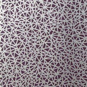 Thibaut Wallpaper Aedan Plum T10407
