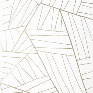 Thibaut Wallpaper Jordan Metallic Pewter on White T10440