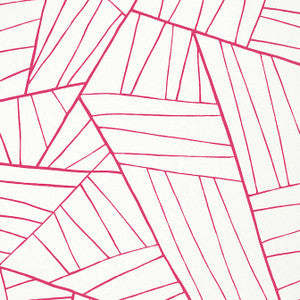 Thibaut Wallpaper Jordan Magenta on White T10441