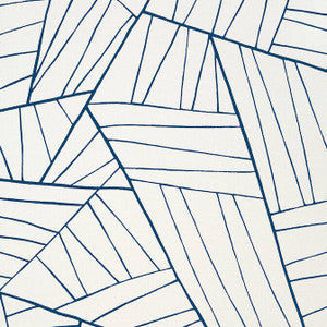 Thibaut Wallpaper Jordan Navy on White T10443