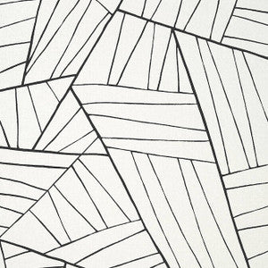 Thibaut Wallpaper Jordan Black on White T10444