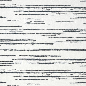 Thibaut Wallpaper Echo Black on White T10456