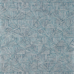 Thibaut Wallpaper Crystalla Metallic Silver on Mineral T10462