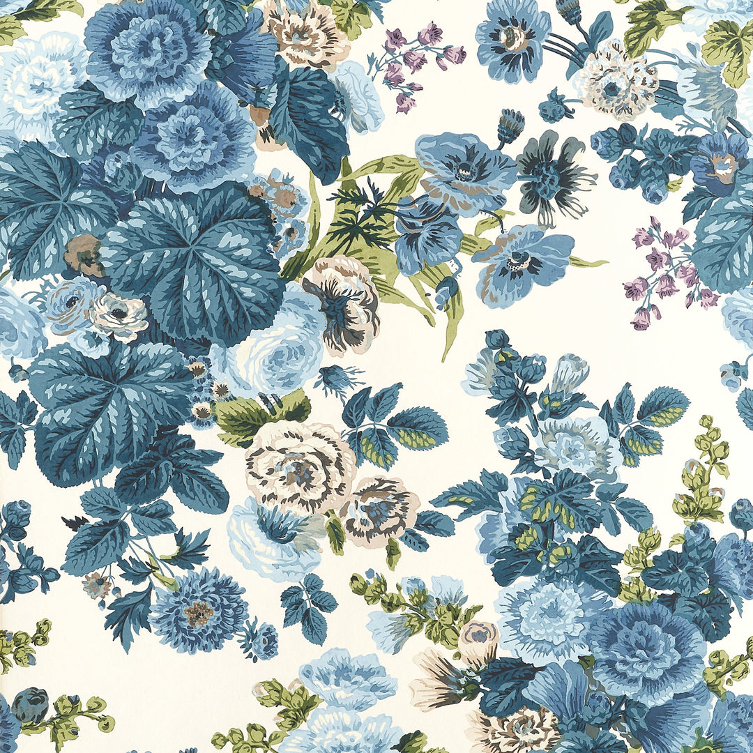 Thibaut Wallpaper HIDCOTE - Lavender and Blues