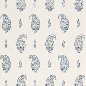 Thibaut Wallpaper Maduri Blue and White T1051