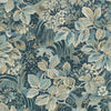 Thibaut Wallpaper NIGHT GARDEN - Spa Blue