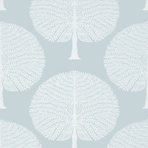 Thibaut Wallpaper Mulberry Tree Spa Blue T10600