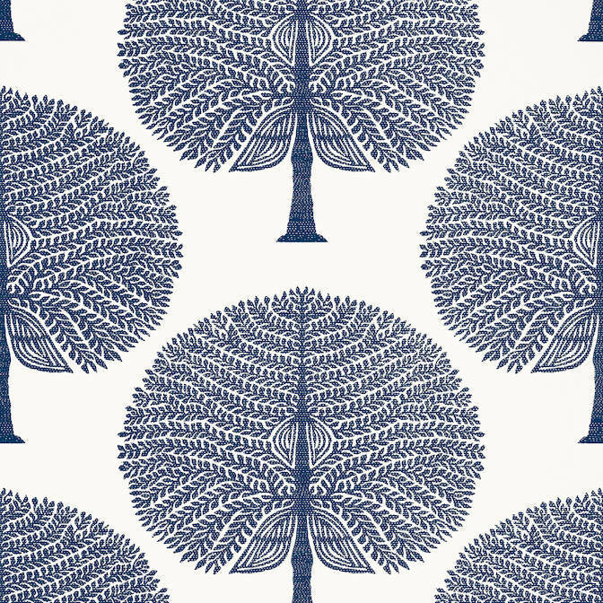 Mulberry Tree Navy T10603 by Thibaut Wallpaper Thibaut Wallpaper Mulberry Tree Navy T10603Wallpaper Ceylon Wallpaper UNITED STATES </p><p>Repeat: V: 18 27 - Fabric Carolina -