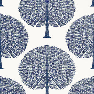 Thibaut Wallpaper Mulberry Tree Navy T10603
