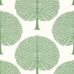 Thibaut Wallpaper Mulberry Tree Green T10604
