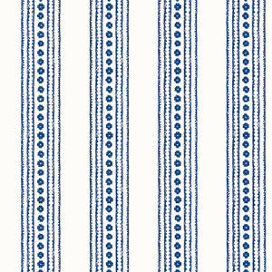 Thibaut Wallpaper New Haven Stripe Navy T10608