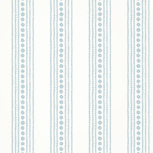 Thibaut Wallpaper New Haven Stripe Spa Blue T10612