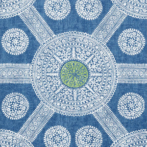Thibaut Wallpaper Stonington Blue and Green T10636