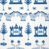 Thibaut Wallpaper Kingdom Parade Blue and White T10641