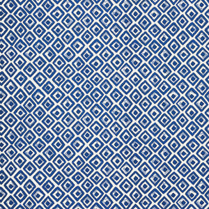 Thibaut Wallpaper Indian Diamond Blue T10660