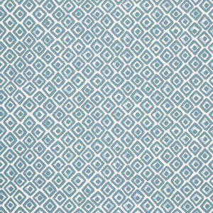 Thibaut Wallpaper Indian Diamond Spa Blue T10662